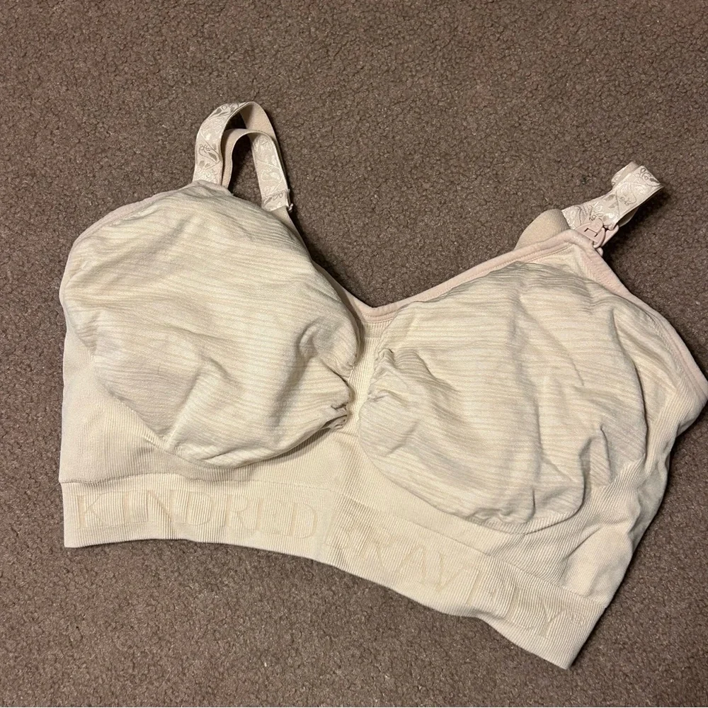 M-Busty Kindred Bravely Nursing/Pumping Bra Beige - Picture 1 of 6